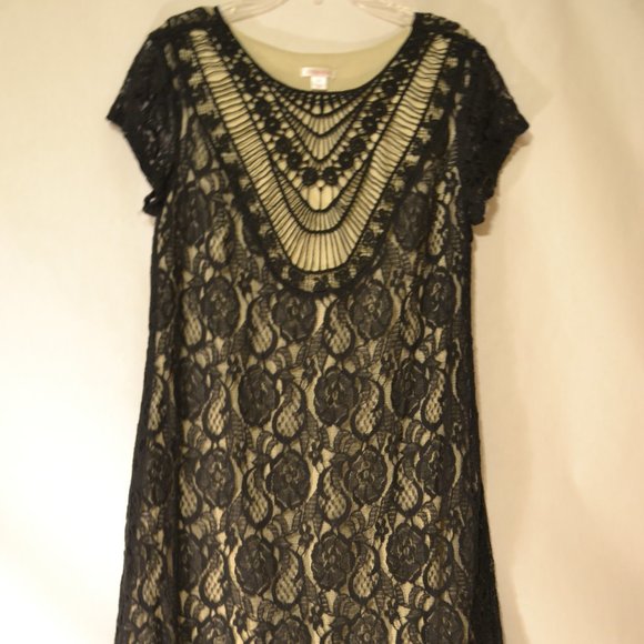 Xhilaration Dresses & Skirts - SALE(3For$25.00) Little Black Lace Dress L Sexy